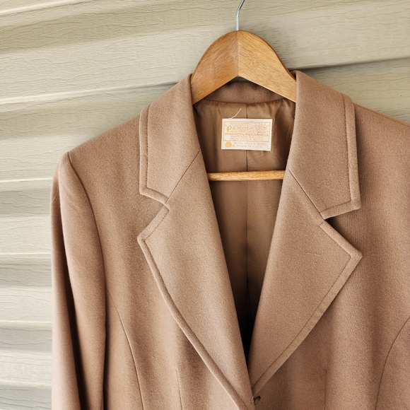Pendleton Vintage wool tan blazer - Picture 3 of 11